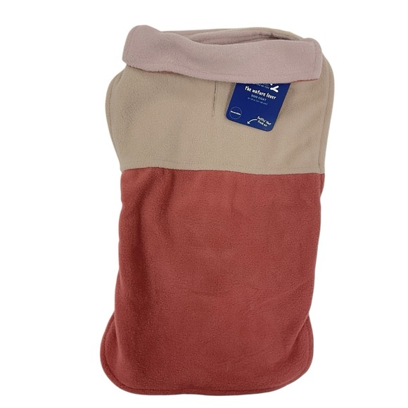 Youly Other - Youly M/L (16"-19") Dog Coat Reversible Fleece Warm Colorblock Dusty Red NWT